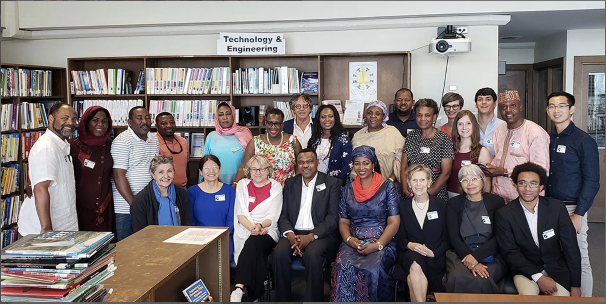 Distinguished board members in formal governance session, leadership at a global peace institute